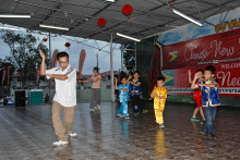 庙会上的太极拳表演